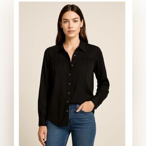 AYR Silk Black Shirt
